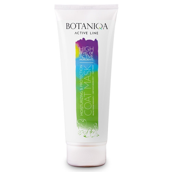 Botaniqa Active Line Moisturizing & Protection Coat Mask - odżywka nawilżająca, dodająca objętości szacie , 250 ml