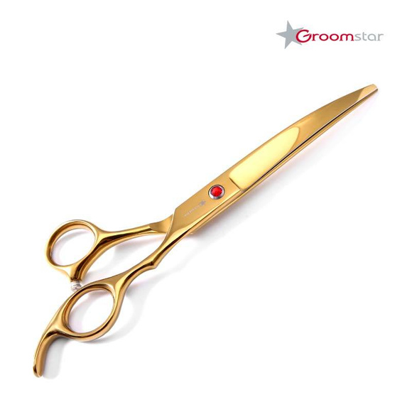 Groomstar - profesjonalne nożyczki groomerskie, zestaw 4 sztuk, 7"