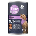 PET REPUBLIC FINE MEAT - mokra karma dla psa, indyk w sosie, puszka 400g