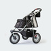 InnoPet Buggy Comfort EFA - składany, wielofunkcyjny, komfortowy wózek dla psów o wadze do 25kg, czarno-szary