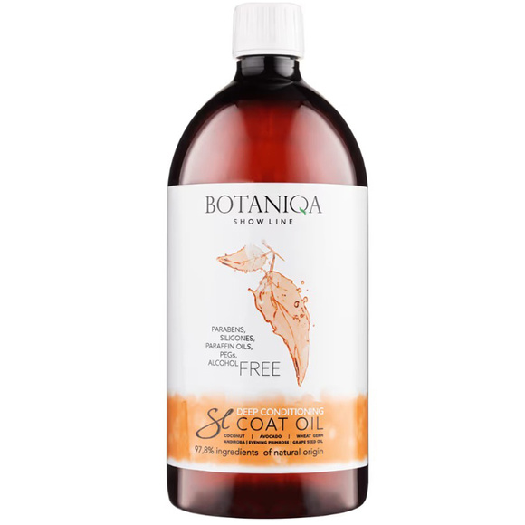 Botaniqa Show Line Deep Conditioning Coat Oil  - olejek przeciw tworzeniu się kołtunów 1l