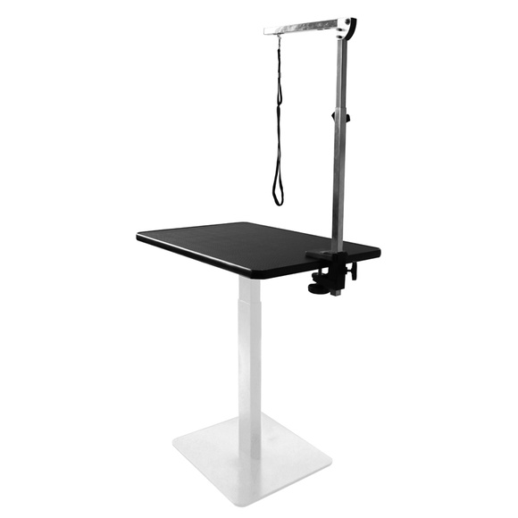 GroomStar Airlift Table - stół z podnośnikiem pneumatycznym blatem 70cm x 48cm, czarny