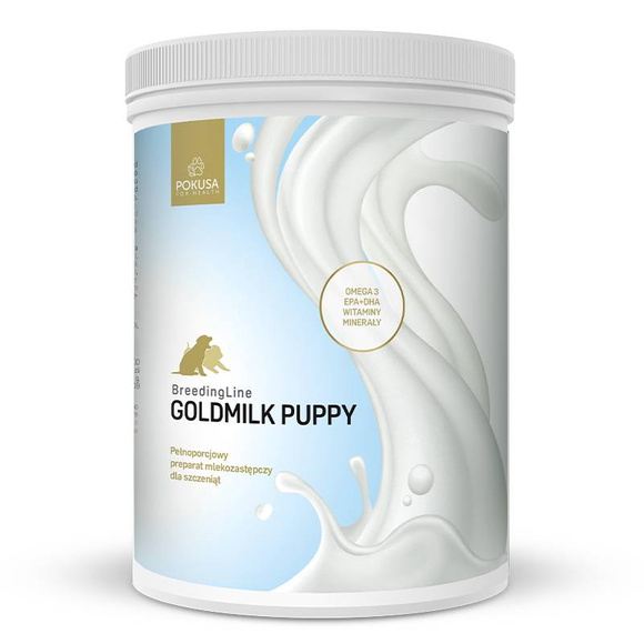 POKUSA BreedingLine Gold Milk Puppy - pełnoporcjowy preparat mlekozastępczy dla szczeniąt 1kg