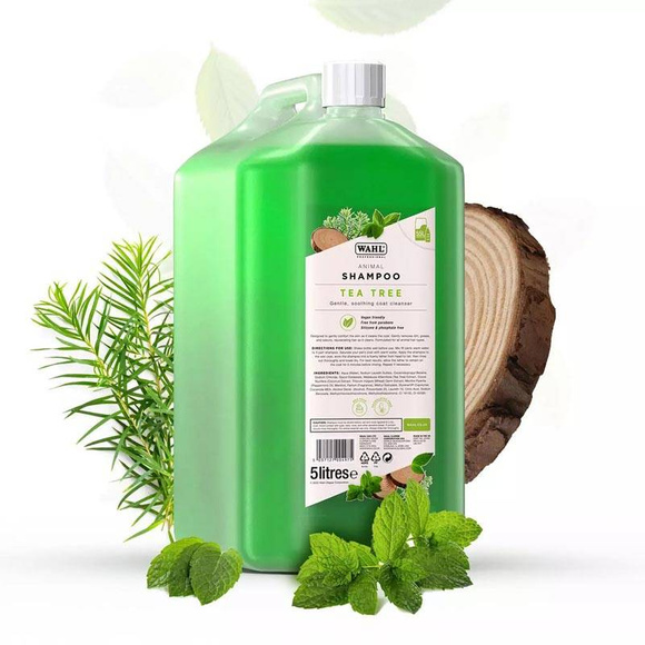 Wahl Tea Tree Shampoo – szampon z olejkiem z drzewa herbacianego, koncentrat 15:1, 5l