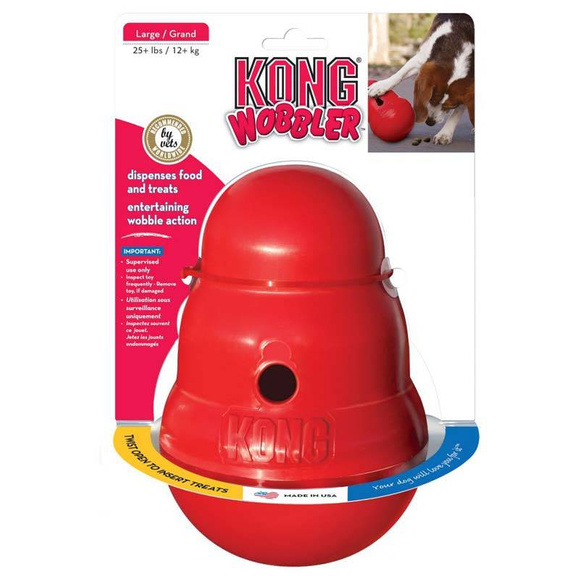 KONG® Wobbler™ - kołysząca się zabawka na przysmaki dla psa