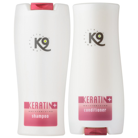 K9 Keratin+ Moisturizing - zestaw dla psów o sierści przesuszonej i wymagającej regeneracji 