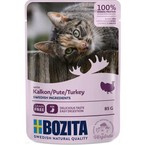 Bozita - kawałki indyka w sosie, mokra karma dla kota, saszetka 85g