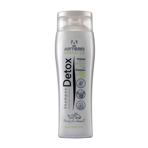 Artero Detox Shampoo - szampon detoksykacyjny dla psów i kotów, z węglem aktywnym, 250ml