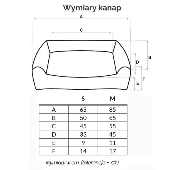 Recobed - kanapa, legowisko dla psa, model Welurove, kolor granatowy