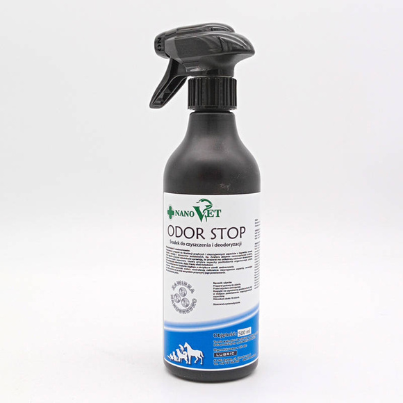 Nano Vet Odor Stop - środek nowej generacji do czyszczenia i dezodoryzacji 500ml