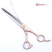 Groomstar - profesjonalne nożyczki półdegażowe, model Rose Gold 7.5" 56 ząbków