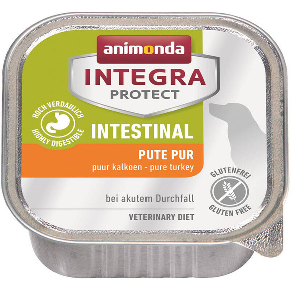 ANIMONDA Integra Protect Intestinal Turkey - kompletna mokra karma dla psów z biegunką, indyk, 150g