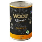 Woolf Ultimate Dog Adult Turkey with thyme - bezglutenowa, pełnoporcjowa karma wilgotna z indykiem i tymiankiem dla dorosłych psów, 400g