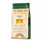 FITMIN Dog Mini Puppy Lamb&Beef - kompletna karma dla szczeniąt psów ras małych, 12kg