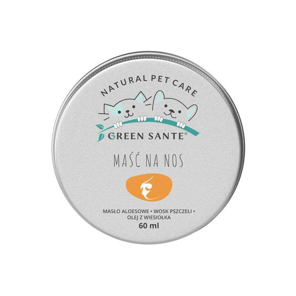 Green Sante - naturalna maść ochronno-regenerująca na nos, dla psów i kotów, 60ml