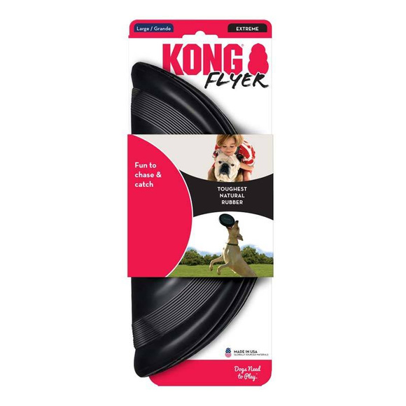 KONG® Extreme Flyer - zabawka dla psa, frisbee wykonane ze wzmocnionego kauczuku