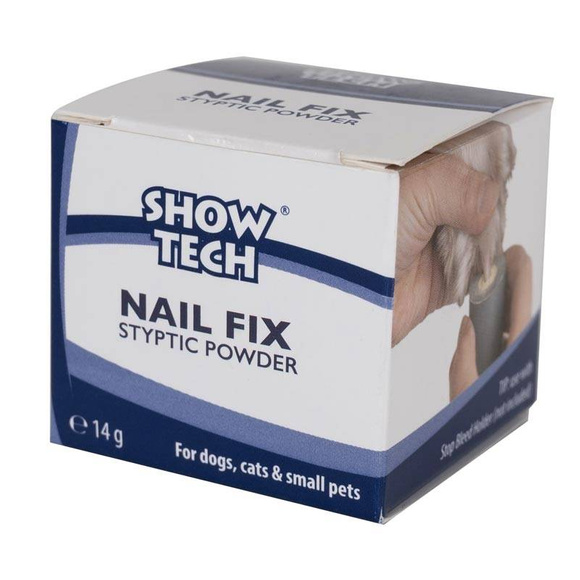 Show Tech Nail Fix Styptic Powder - proszek, zasypka do tamowania krwawienia zaciętego pazura 14g