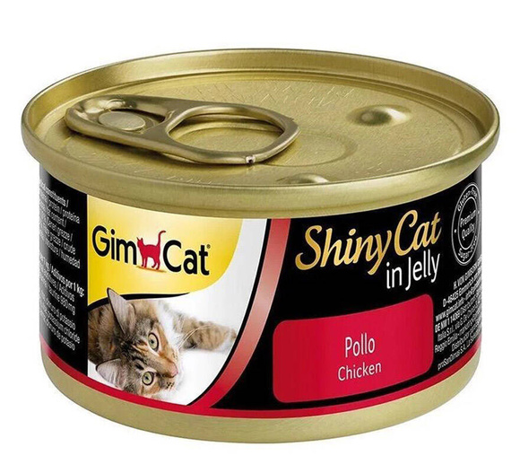 Gimpet Shiny Cat Chicken - mokra karma dla kociąt, kurczak, puszka 70g