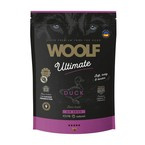 Woolf Ultimate Dog Adult Duck - bezzbożowa, pełnoporcjowa karma półwilgotna ze świeżą kaczką i indykiem dla dorosłych psów wszystkich ras, 1kg