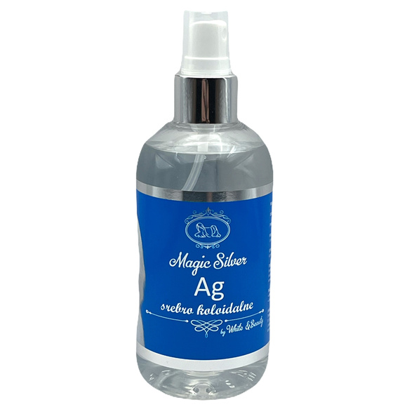 Magic Silver - srebro koloidalne do stosowania miejscowego u psów i kotów, 250ml