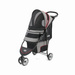 InnoPet Buggy Avenue Gray/Red - lekki i zwrotny wózek dla psów o wadze do 11kg, szaro-czerwony