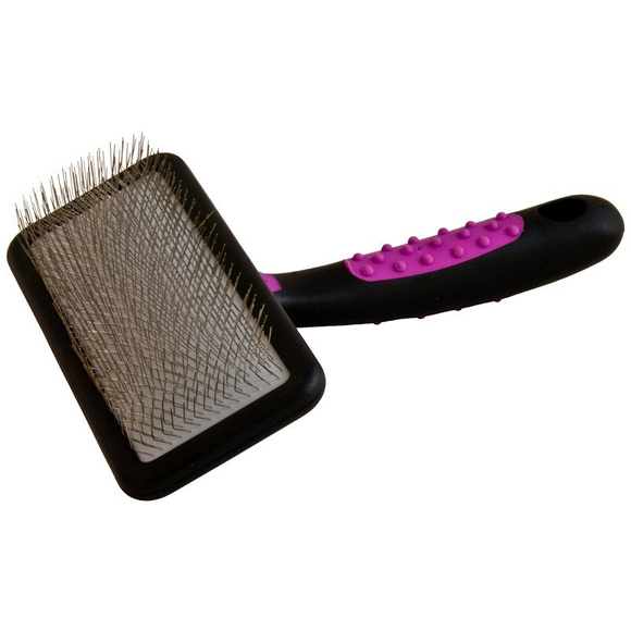 KW Soft Slicker Brush - szczotka pudlówka z miękką poduszką