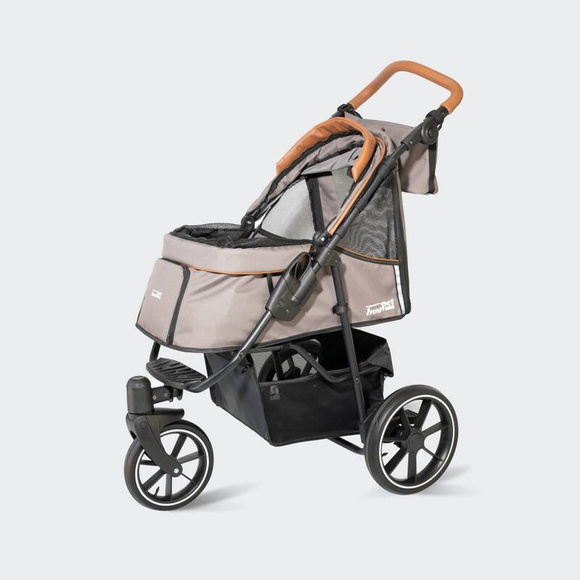 InnoPet Premium Cozy Beige - luksusowy, komfortowy wózek dla psów o wadze do 28kg