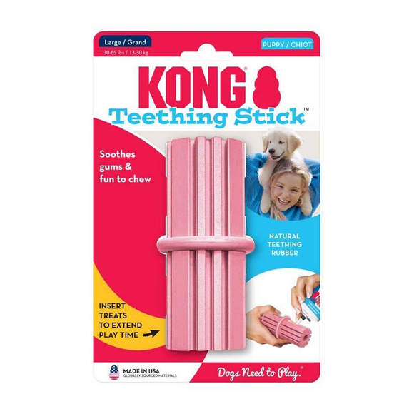 KONG® Puppy Teething Stick - zabawka, gryzak dla szczeniąt i młodych psów