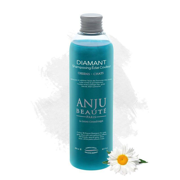 Anju Beaute Diamant - szampon rozjaśniający, wysycający naturalny kolor szaty, dla psów i kotów, 250ml