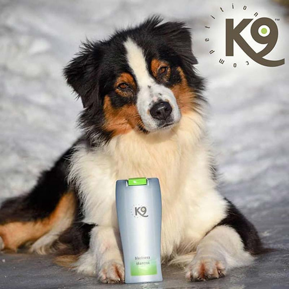 K9 Blackness Shampoo - szampon dla zwierząt o ciemnej i czarnej sierści 2.7l