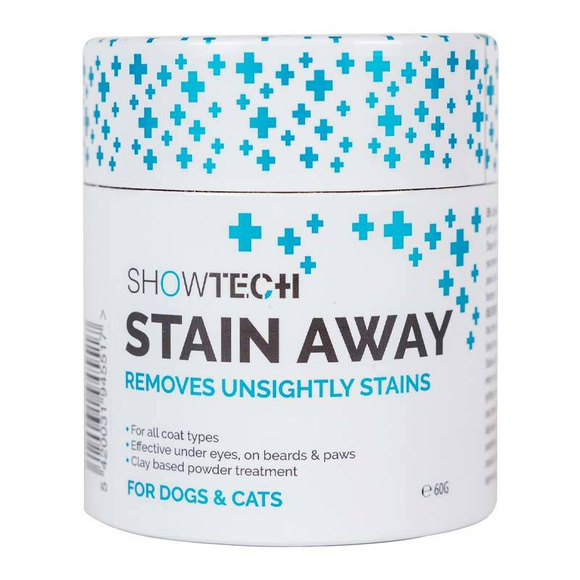 Show Tech Stain Away for Dogs & Cats - puder wybielający na przebarwienia i zacieki, dla psa i kota, 60g