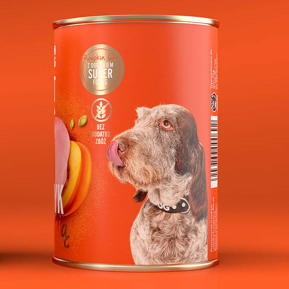 John Dog Pumpkin Line indyk z dynią - pełnoporcjowa karma dla dorosłych psów wszystkich ras, 400g