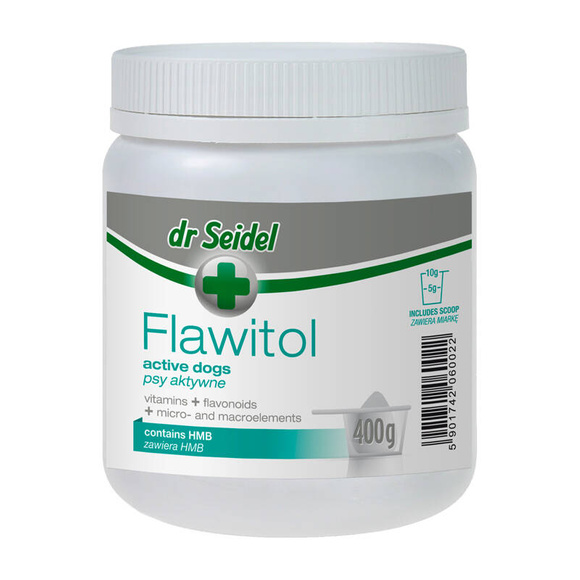 Dr Seidel Flawitol - z HMB, dla psów aktywnych, 400g