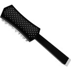 Iv San Bernard Detangling Brush Black - innowacyjna szczotka do rozczesywania szaty psów i kotów, czarna