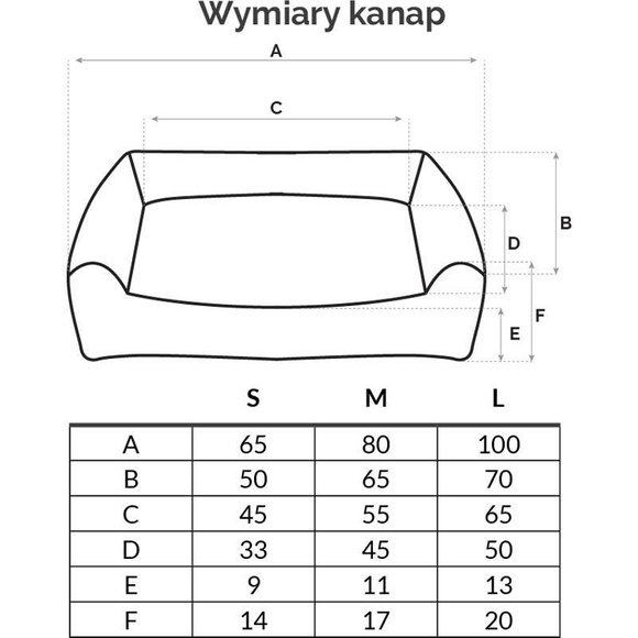 Recobed - kanapa, legowisko dla psa, model Welur Plus, kolor szary