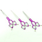 Shernbao Shark Asian Fusion Light Scissors Set - zestaw 3 bardzo lekkich nożyczek do strzyżenia w stylu Korean i Asian Fusion, 6.25" i 6.5"