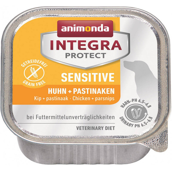 ANIMONDA Integra Protect Sensitive Chicken with parsnips  - kompletna mokra karma dla wrażliwych psów, kurczak z pasternakiem, 150g