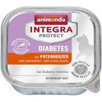 ANIMONDA Integra Protect Diabetes with Turkey Hearts - kompletna mokra karma dla kotów z cukrzycą, serca indycze, 100g