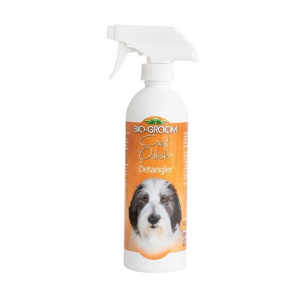 Bio-Groom Coat Polish - odżywka w sprayu ułatwiająca rozczesywanie i nadająca połysk, dla psów i kotów, 473ml