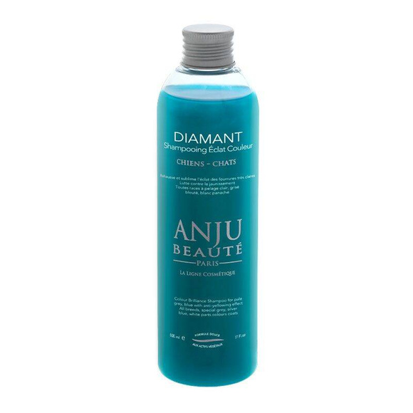 Anju Beaute Diamant - szampon rozjaśniający, wysycający naturalny kolor szaty, dla psów i kotów, 250ml