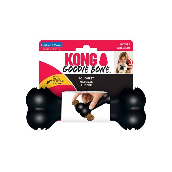 KONG® Extreme Goodie Bone - gryzak dla psa, kość ze wzmocnionego kauczuku