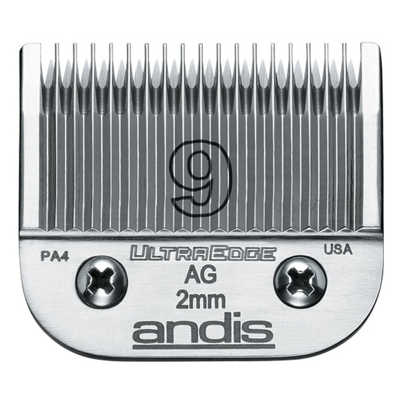 Andis - ostrze stalowe snap-on do maszynki groomerskiej, nr 9 (2 mm)