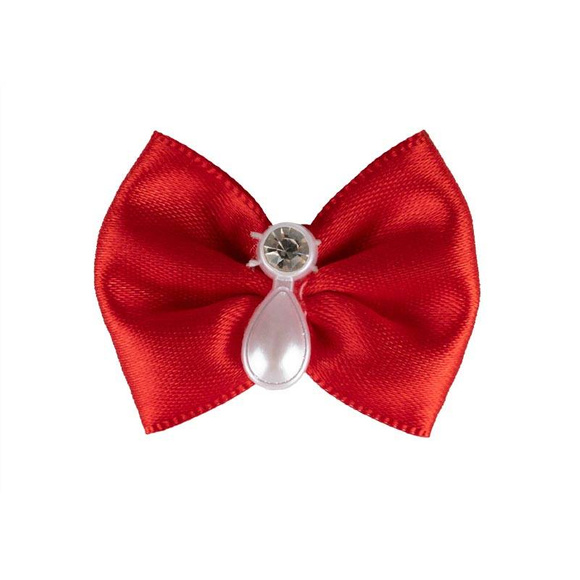 Show Tech Romantic Bows - kokarki na gumce dla psa, seria romantic, 12 sztuk