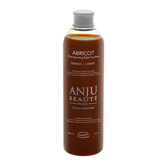 Anju Beaute Abricot - szampon intensyfikujący kolor, do kremowej, blond, morelowej szaty, dla psów i kotów, 250ml