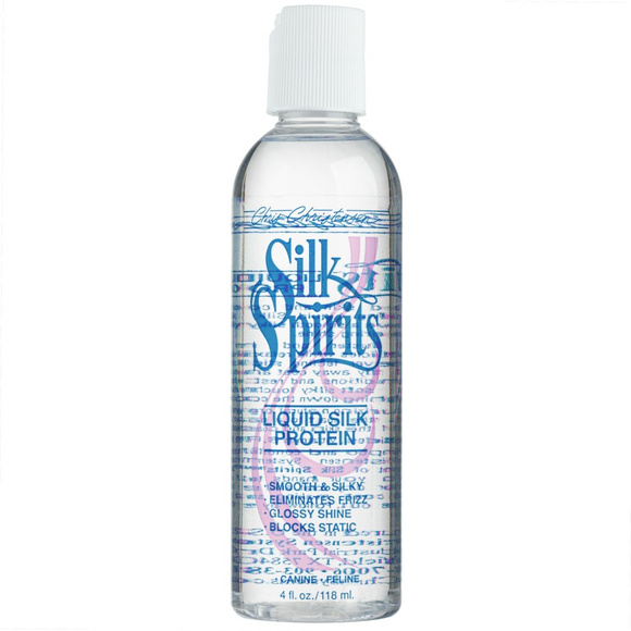 Chris Christensen Silk Spirit - płynny jedwab, odbudowuje, nawilża wygładza i nabłyszcza sierść, dla psa i kota 118ml