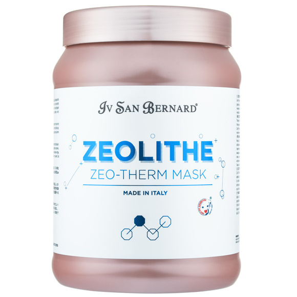 Iv San Bernard Zeolithe Zeo-Therm Mask - silnie nawilżająca, przeciwutleniająca maska z mocznikiem, zeolitem, olejem ze słodkich migdałów, masłem shea 1l