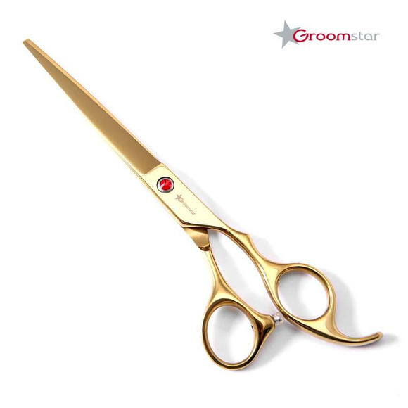 Groomstar - profesjonalne nożyczki groomerskie, zestaw 4 sztuk, 7"