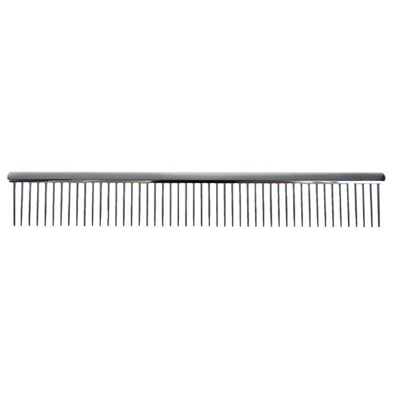 Yento Ultimate Poodle Comb - profesjonalny, długi grzebień z mosiężnymi pinami, 25cm