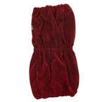 Show Tech Snood Luxe Royal L Red Ear Covers - stylowy komin ochronny na uszy, chroni podczas spacerów, posiłków, pielęgnacji, czerwony, L