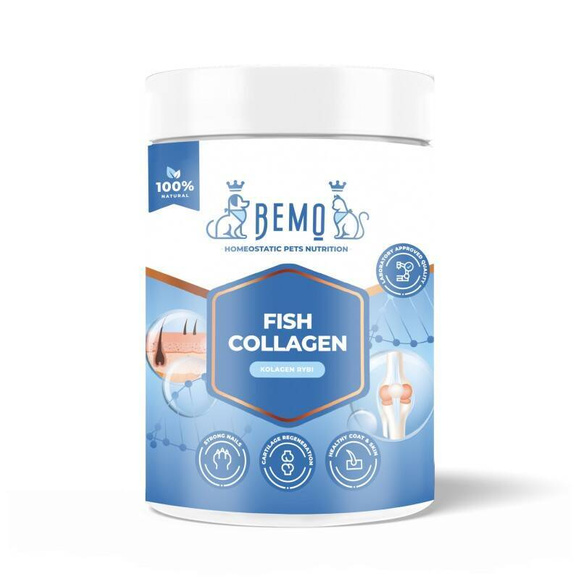 BEMO Fish Collagen - kolagen rybi dla psa i kota, suplement diety 130g